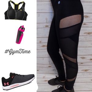 NEW Mesh Inset Active Leggings